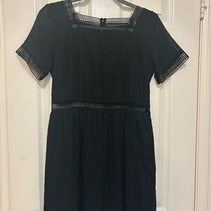 Abercrombie & Fitch Black Lace Mini Dress